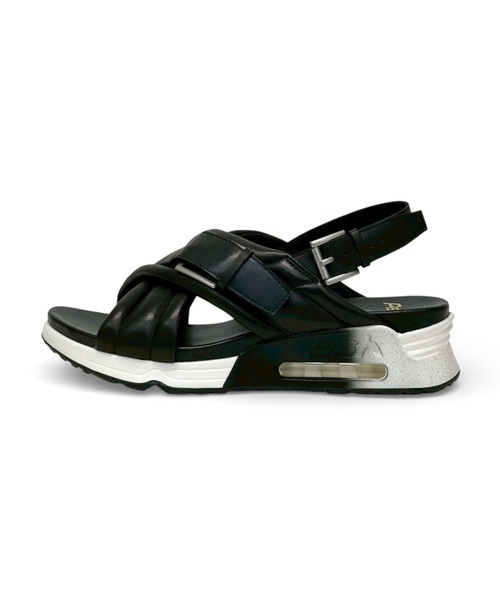 ASH（アッシュ）の「アッシュ【LOVER】クロスベルトサンダル エアーデザイン スポーツサンダル スポサン スニーカーサンダル 5.5cmヒール（サンダル・レディース・ブラック/ベージュ・35/40/39/38/37/36）」の8枚目の写真