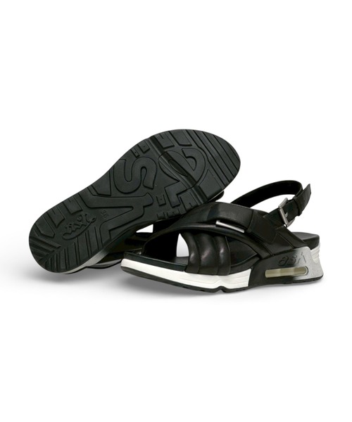 ASH（アッシュ）の「アッシュ【LOVER】クロスベルトサンダル エアーデザイン スポーツサンダル スポサン スニーカーサンダル 5.5cmヒール（サンダル・レディース・ブラック/ベージュ・35/40/39/38/37/36）」の16枚目の写真