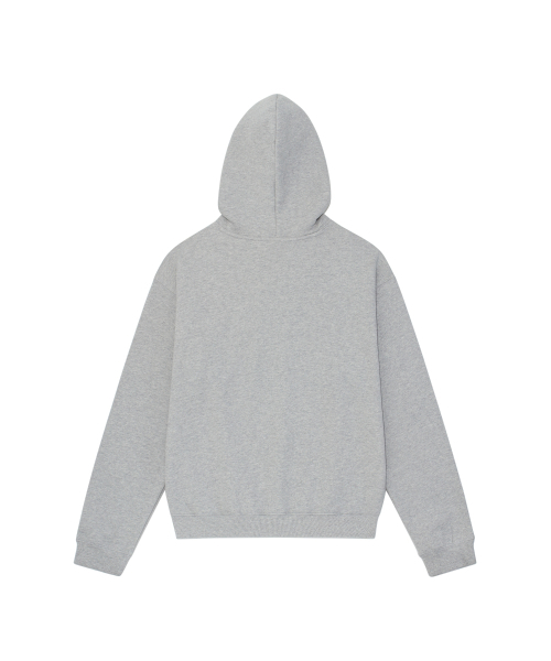THECOLDESTMOMENT(ザコールデストモーメント)の「TCM diagonal hoodie (melange grey)(パーカー・レディース・その他・MEDIUM/LARGE)」の3枚目の写真