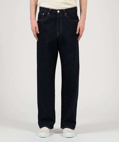 BEDWIN(ベドウィン)の「【別注】EDWIN WIDE STRAIGHT ONE WASHED デニムパンツ(デニムパンツ・メンズ・ネイビー・29/31/33)」の3枚目の写真