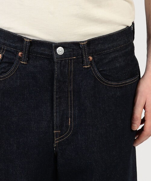 BEDWIN(ベドウィン)の「【別注】EDWIN WIDE STRAIGHT ONE WASHED デニムパンツ(デニムパンツ・メンズ・ネイビー・29/31/33)」の6枚目の写真