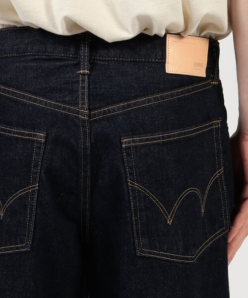 BEDWIN(ベドウィン)の「【別注】EDWIN WIDE STRAIGHT ONE WASHED デニムパンツ(デニムパンツ・メンズ・ネイビー・29/31/33)」の7枚目の写真