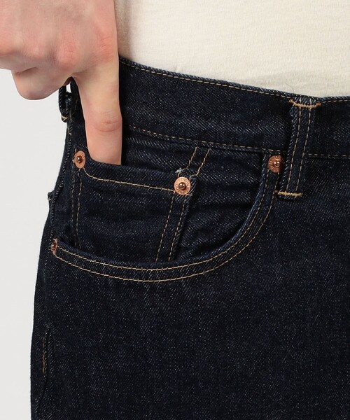 BEDWIN(ベドウィン)の「【別注】EDWIN WIDE STRAIGHT ONE WASHED デニムパンツ(デニムパンツ・メンズ・ネイビー・29/31/33)」の9枚目の写真