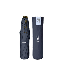 VACCI（ヴァッチ）の「紫外線遮断ブラック遮光オールデイ無地パターン傘兼用日傘（長傘）」