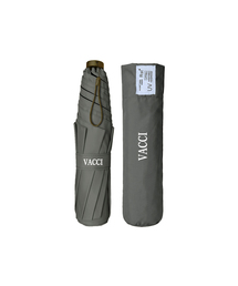 VACCI（ヴァッチ）の「紫外線遮断ブラック遮光オールデイ無地パターン傘兼用日傘（長傘）」