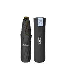 VACCI（ヴァッチ）の「紫外線遮断ブラック遮光オールデイ無地パターン傘兼用日傘（長傘）」