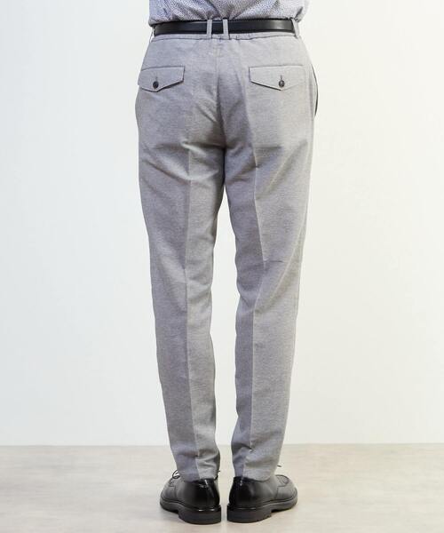 MEN'S MELROSE(メンズメルローズ)の「カラミストレッチコンフォートパンツ(セットアップ可)(スラックス・メンズ・ネイビー/ライトグレー・2/3/4/5)」の5枚目の写真
