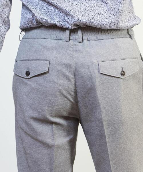MEN'S MELROSE(メンズメルローズ)の「カラミストレッチコンフォートパンツ(セットアップ可)(スラックス・メンズ・ネイビー/ライトグレー・2/3/4/5)」の10枚目の写真