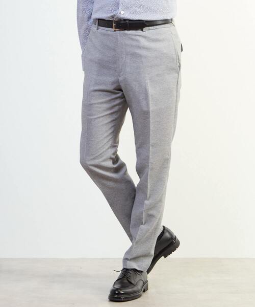 MEN'S MELROSE(メンズメルローズ)の「カラミストレッチコンフォートパンツ(セットアップ可)(スラックス・メンズ・ネイビー/ライトグレー・2/3/4/5)」の16枚目の写真