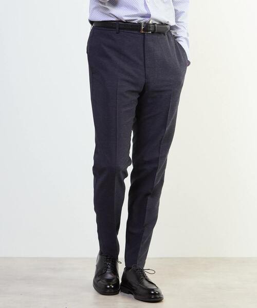 MEN'S MELROSE(メンズメルローズ)の「カラミストレッチコンフォートパンツ(セットアップ可)(スラックス・メンズ・ネイビー/ライトグレー・2/3/4/5)」の19枚目の写真