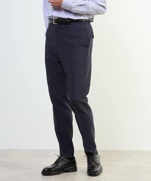 MEN'S MELROSE(メンズメルローズ)の「カラミストレッチコンフォートパンツ(セットアップ可)(スラックス・メンズ・ネイビー/ライトグレー・2/3/4/5)」の20枚目の写真