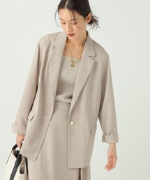 Elura | 麻調ツイルジャケット/656580(テーラードジャケット)