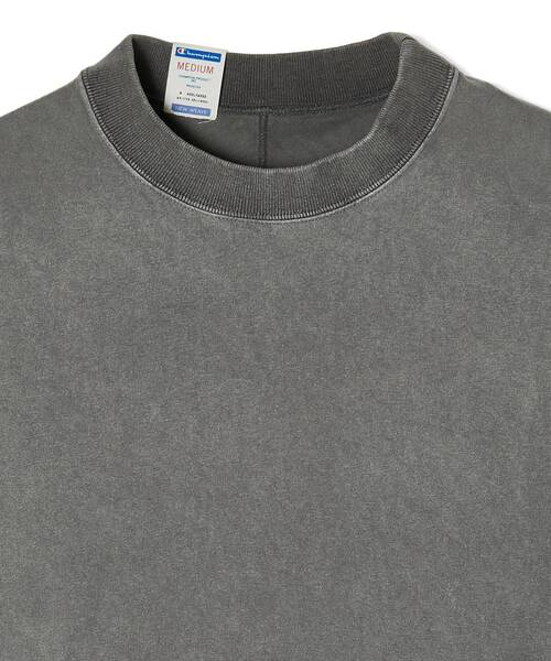 N.HOOLYWOOD（N.ハリウッド）の「N.HOOLYWOOD × Champion / T-SHIRT（Tシャツ/カットソー・メンズ・チャコール/グレー・S/M/L）」の3枚目の写真