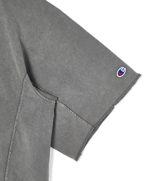 N.HOOLYWOOD（N.ハリウッド）の「N.HOOLYWOOD × Champion / T-SHIRT（Tシャツ/カットソー・メンズ・チャコール/グレー・S/M/L）」の4枚目の写真