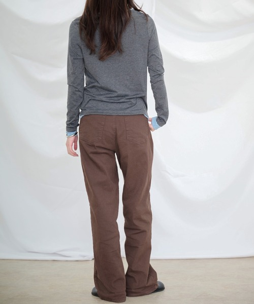 Dita Muaj.（ディータムアージュ）の「ヘンリーネックレイヤードロンT（Tシャツ/カットソー・レディース・チャコールグレー・FREE）」の11枚目の写真