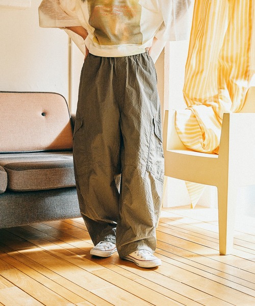 パンツ nekonote セール】[MODE NORM CORE] ウィンドウペンシャカパンツ（その他パンツ