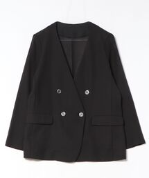 ketty（ケティ）の「グリッディメッシュノーカラージャケット（ノーカラージャケット）」