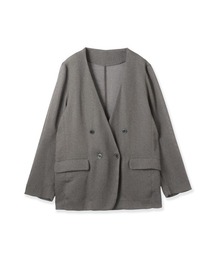 ketty（ケティ）の「グリッディメッシュノーカラージャケット（ノーカラージャケット）」