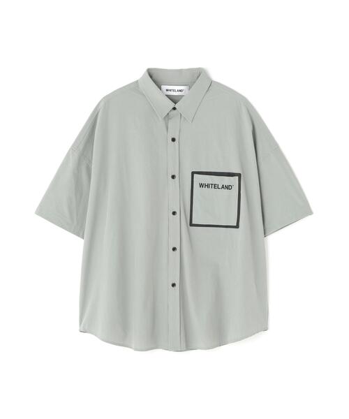 WHITELAND(ホワイトランド)の「【WEB&DEPOT限定】WHITELAND/ホワイトランド/LOGO P-TECK S/S SHIRTS(シャツ/ブラウス・メンズ・グレー/ブラック・L/M/S)」の19枚目の写真