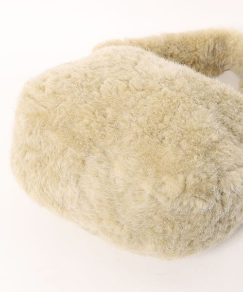 BIRTHDAY BAR（バースデイバー）の「エコファーワンハンドルシンプルトート　GN（ショルダーバッグ・レディース・グリーン・0）」の3枚目の写真