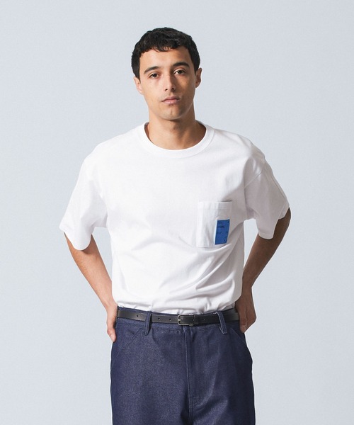 SILAS（サイラス）の「LABELED POCKET S/S TEE（Tシャツ/カットソー・メンズ・アッシュ/ブラック/ホワイト/ネイビー・M/L/XL）」の2枚目の写真