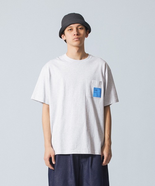 SILAS（サイラス）の「LABELED POCKET S/S TEE（Tシャツ/カットソー・メンズ・アッシュ/ブラック/ホワイト/ネイビー・M/L/XL）」の4枚目の写真