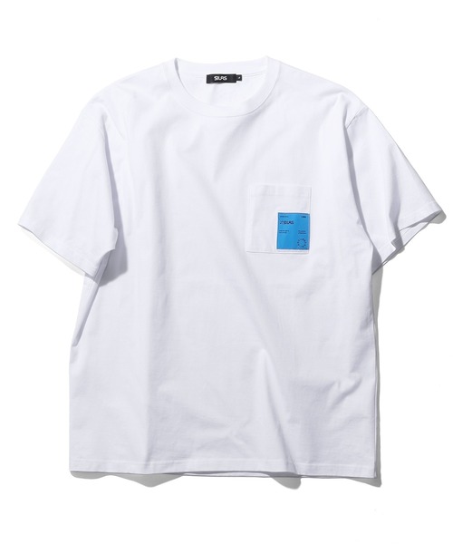 SILAS（サイラス）の「LABELED POCKET S/S TEE（Tシャツ/カットソー・メンズ・アッシュ/ブラック/ホワイト/ネイビー・M/L/XL）」の10枚目の写真