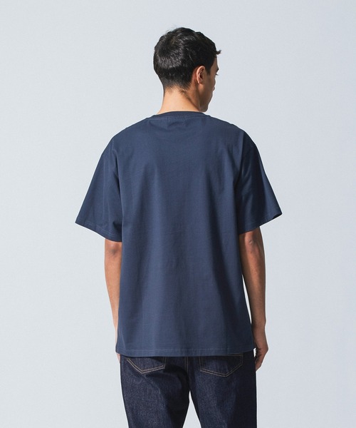 SILAS（サイラス）の「LABELED POCKET S/S TEE（Tシャツ/カットソー・メンズ・アッシュ/ブラック/ホワイト/ネイビー・M/L/XL）」の14枚目の写真