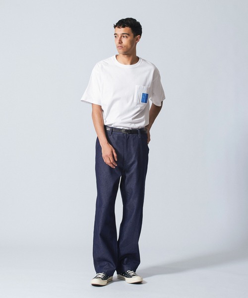 SILAS（サイラス）の「LABELED POCKET S/S TEE（Tシャツ/カットソー・メンズ・アッシュ/ブラック/ホワイト/ネイビー・M/L/XL）」の17枚目の写真