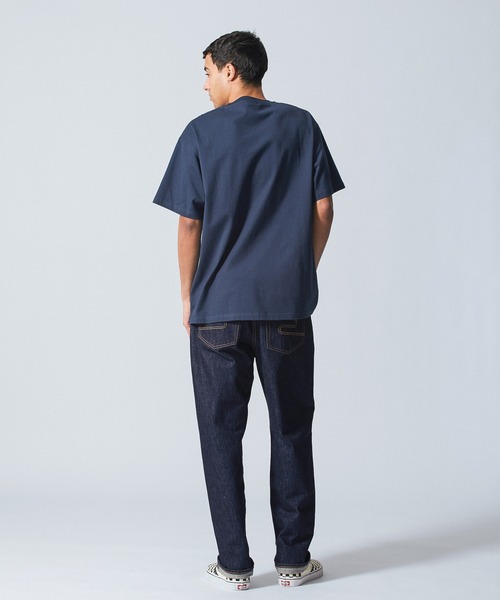 SILAS（サイラス）の「LABELED POCKET S/S TEE（Tシャツ/カットソー・メンズ・アッシュ/ブラック/ホワイト/ネイビー・M/L/XL）」の16枚目の写真
