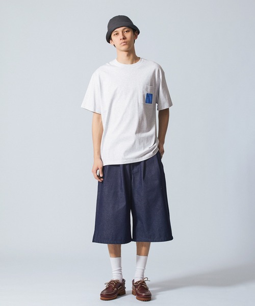 SILAS（サイラス）の「LABELED POCKET S/S TEE（Tシャツ/カットソー・メンズ・アッシュ/ブラック/ホワイト/ネイビー・M/L/XL）」の21枚目の写真