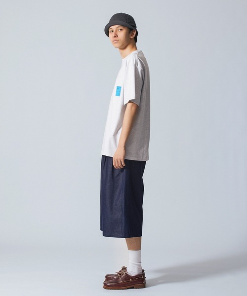 SILAS（サイラス）の「LABELED POCKET S/S TEE（Tシャツ/カットソー・メンズ・アッシュ/ブラック/ホワイト/ネイビー・M/L/XL）」の22枚目の写真