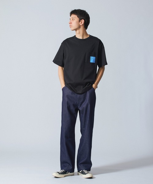 SILAS（サイラス）の「LABELED POCKET S/S TEE（Tシャツ/カットソー・メンズ・アッシュ/ブラック/ホワイト/ネイビー・M/L/XL）」の19枚目の写真