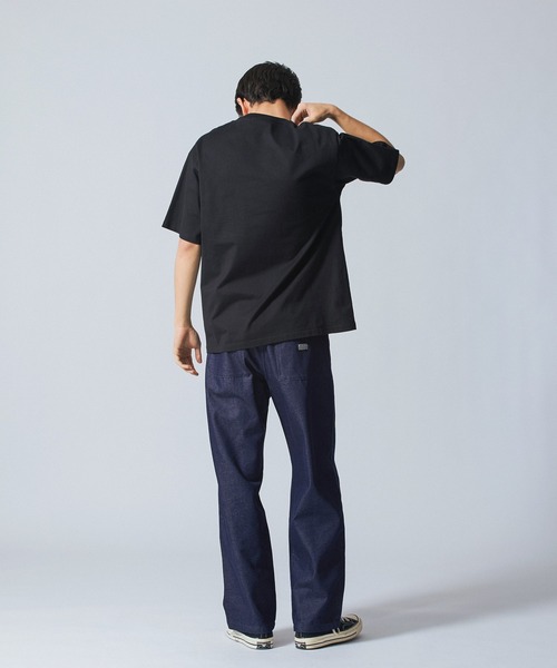 SILAS（サイラス）の「LABELED POCKET S/S TEE（Tシャツ/カットソー・メンズ・アッシュ/ブラック/ホワイト/ネイビー・M/L/XL）」の20枚目の写真