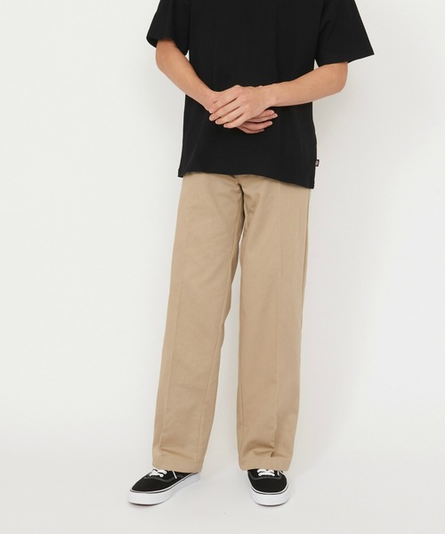 Dickies/ディッキーズ 247 ルーズワークパンツ/センタープレス入り