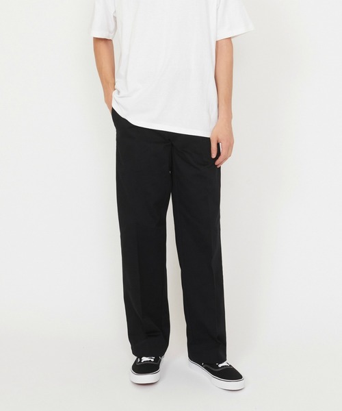 Dickies(ディッキーズ)の「Dickies/ディッキーズ 247 ルーズワークパンツ/センタープレス入りスラックスパンツ(その他パンツ・メンズ・ブラック/サンドベージュ/ネイビー・30/32/34/28/36)」の2枚目の写真