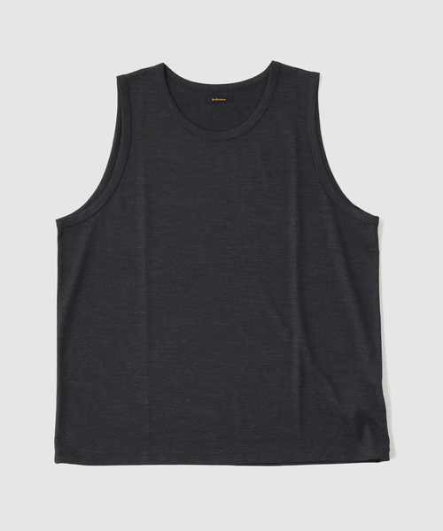 Ets.MATERIAUX(マテリオ)の「ETS.MATERIAUX(マテリオ) wool tank top(タンクトップ・メンズ・チャコールグレー/ホワイト/ブラック・MEDIUM/LARGE)」の3枚目の写真