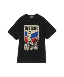 HYSTERIC GLAMOUR（ヒステリックグラマー）の「MOTORCYCLE GIRL Tシャツ（Tシャツ/カットソー）」