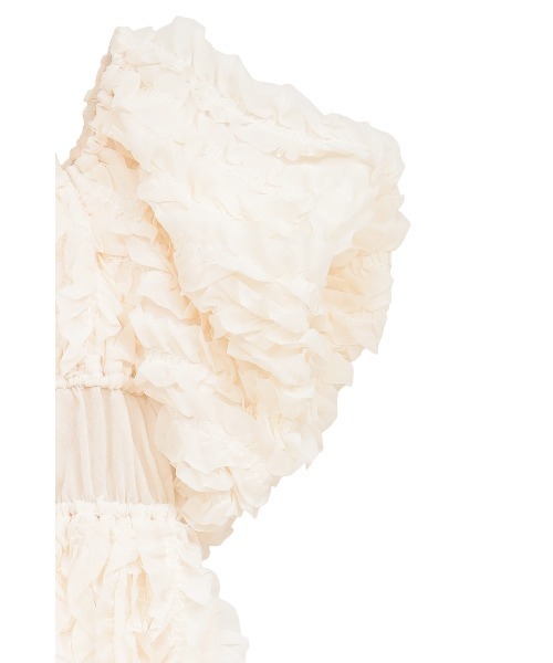 CLANE（クラネ）の「W FACE TOPSTITCHED FRILL TOPS（その他トップス・レディース・ブラック/アイボリー・2/1）」の19枚目の写真