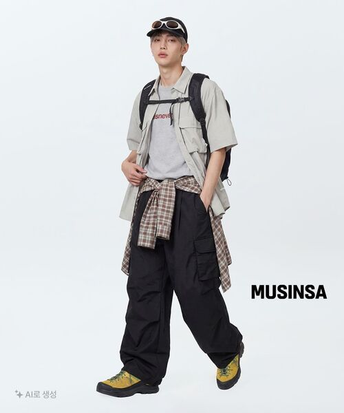 COVERNAT(カバーナット)の「ワークナイロンハーフシャツライトグレー(シャツ/ブラウス・レディース・その他・SMALL/MEDIUM/LARGE/X-LARGE/XX-LARGE)」の12枚目の写真