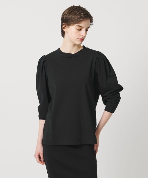 Pheeta(フィータ)の「<Pheeta>Emmy カーブ ロングスリーブ カットソー / 015C-CU6(Tシャツ/カットソー・レディース・ブラック/ライトブルー/ホワイト・FREE)」の8枚目の写真