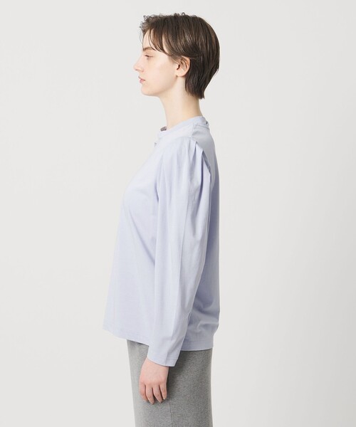 Pheeta(フィータ)の「<Pheeta>Emmy カーブ ロングスリーブ カットソー / 015C-CU6(Tシャツ/カットソー・レディース・ブラック/ライトブルー/ホワイト・FREE)」の11枚目の写真