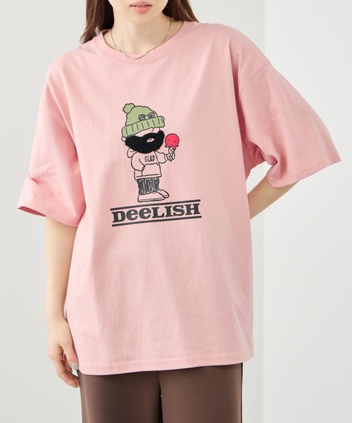 Mac-House(マックハウス)の「オジーサガラ刺繍 クルーネック 半袖Tシャツ(Tシャツ/カットソー・メンズ・ピンク/ホワイト系1/ホワイト系2/ブルーグリーン・M/L)」の15枚目の写真