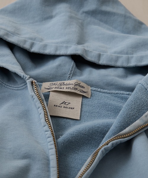 REMI RELIEF/レミレリーフ】SP加工裏毛ZIPパーカー New Fit（パーカー
