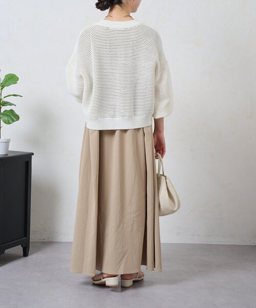 Jena espace merveilleux(ジェナ エスパスメルヴェイユ)の「リラックスギャザーワンピース(ワンピース・レディース・ベージュ/ブラック・FREE)」の21枚目の写真