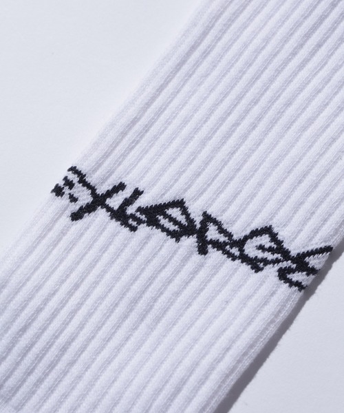 XLARGE（エクストララージ）の「DOG SOCKS（ソックス/靴下・メンズ・オレンジ/ブラック/ホワイト・ONE SIZE）」の10枚目の写真