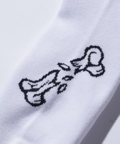 XLARGE（エクストララージ）の「DOG SOCKS（ソックス/靴下・メンズ・オレンジ/ブラック/ホワイト・ONE SIZE）」の12枚目の写真