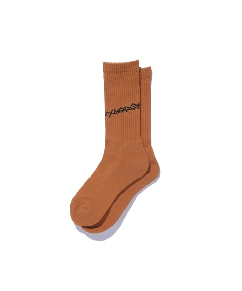 XLARGE（エクストララージ）の「DOG SOCKS（ソックス/靴下・メンズ・オレンジ/ブラック/ホワイト・ONE SIZE）」の14枚目の写真