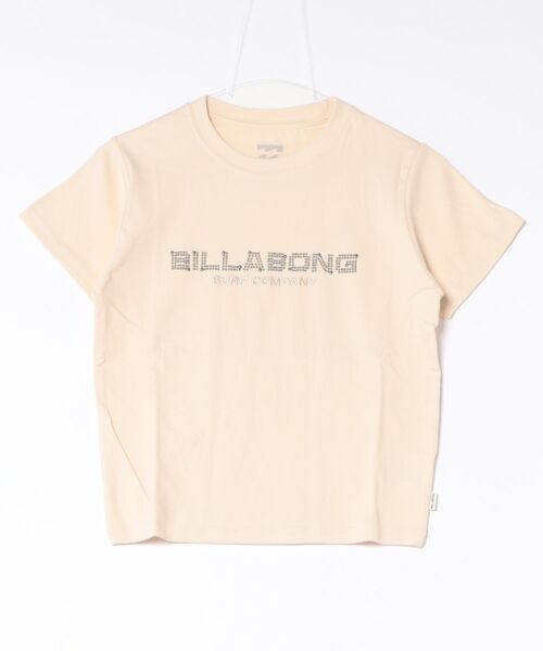 BILLABONG(ビラボン)の「BILLABONG/ビラボン 半袖 Tシャツ クロップド丈 ショート丈 STUDS LOGO BABY FIT TEE BG01C214(Tシャツ/カットソー・レディース・ブルー/オフホワイト/レッド/スミクロ・L/M)」の2枚目の写真