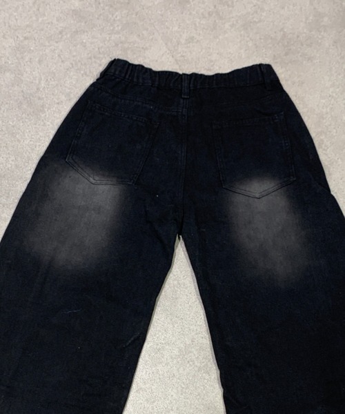link lot(リンクロット)の「ウォッシュ加工バックゴムバルーンデニムパンツ(デニムパンツ・メンズ・ブラック/ブルー・M/L)」の15枚目の写真